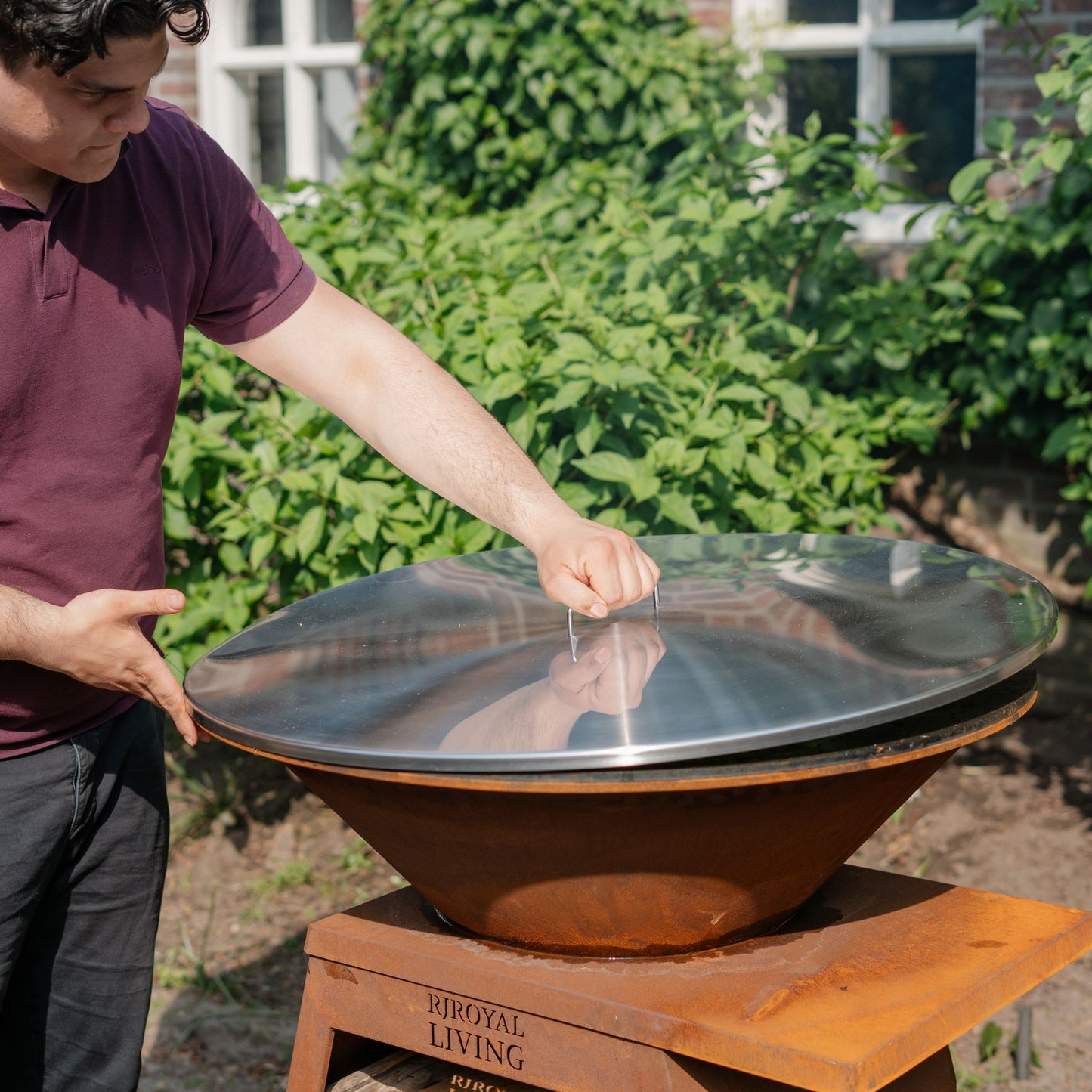 RVS 304 BBQ Plancha 100cm afdek plaat