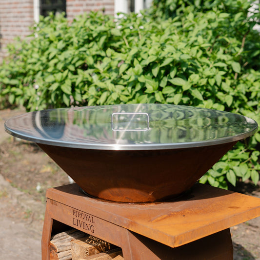 RVS 304 BBQ Plancha 80cm afdek plaat