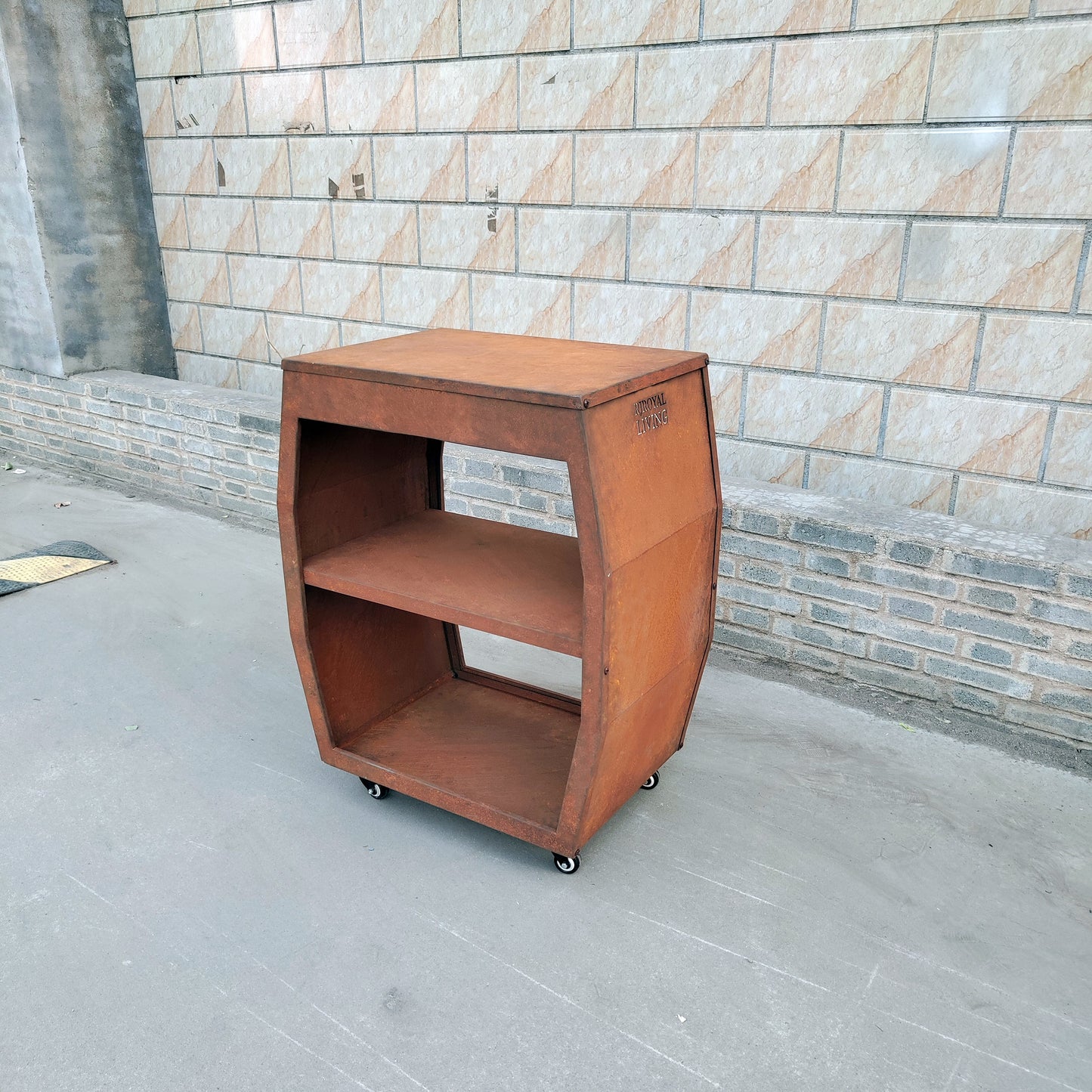BBQ Plancha Tafel - Tabla Cortar Cortenstaal - Zonder Snijplank