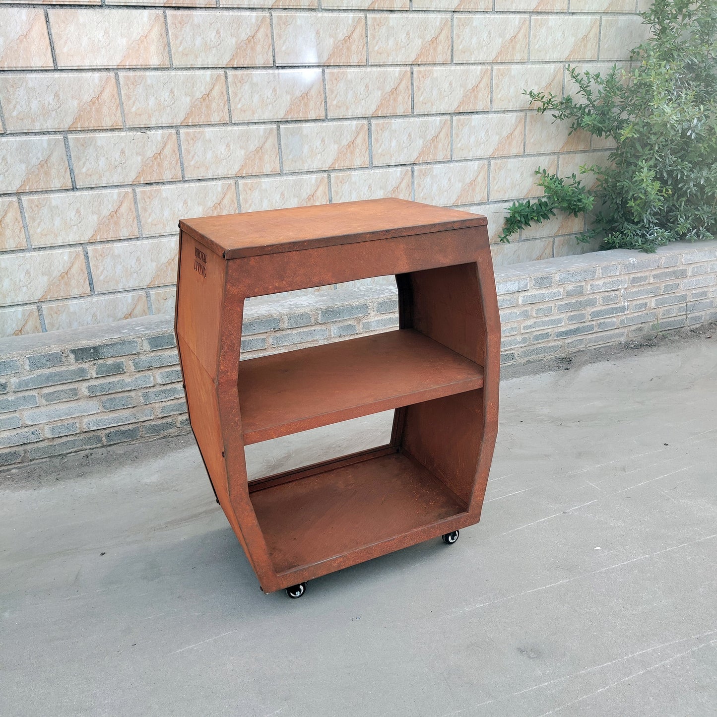 BBQ Plancha Tafel - Tabla Cortar Cortenstaal - Zonder Snijplank