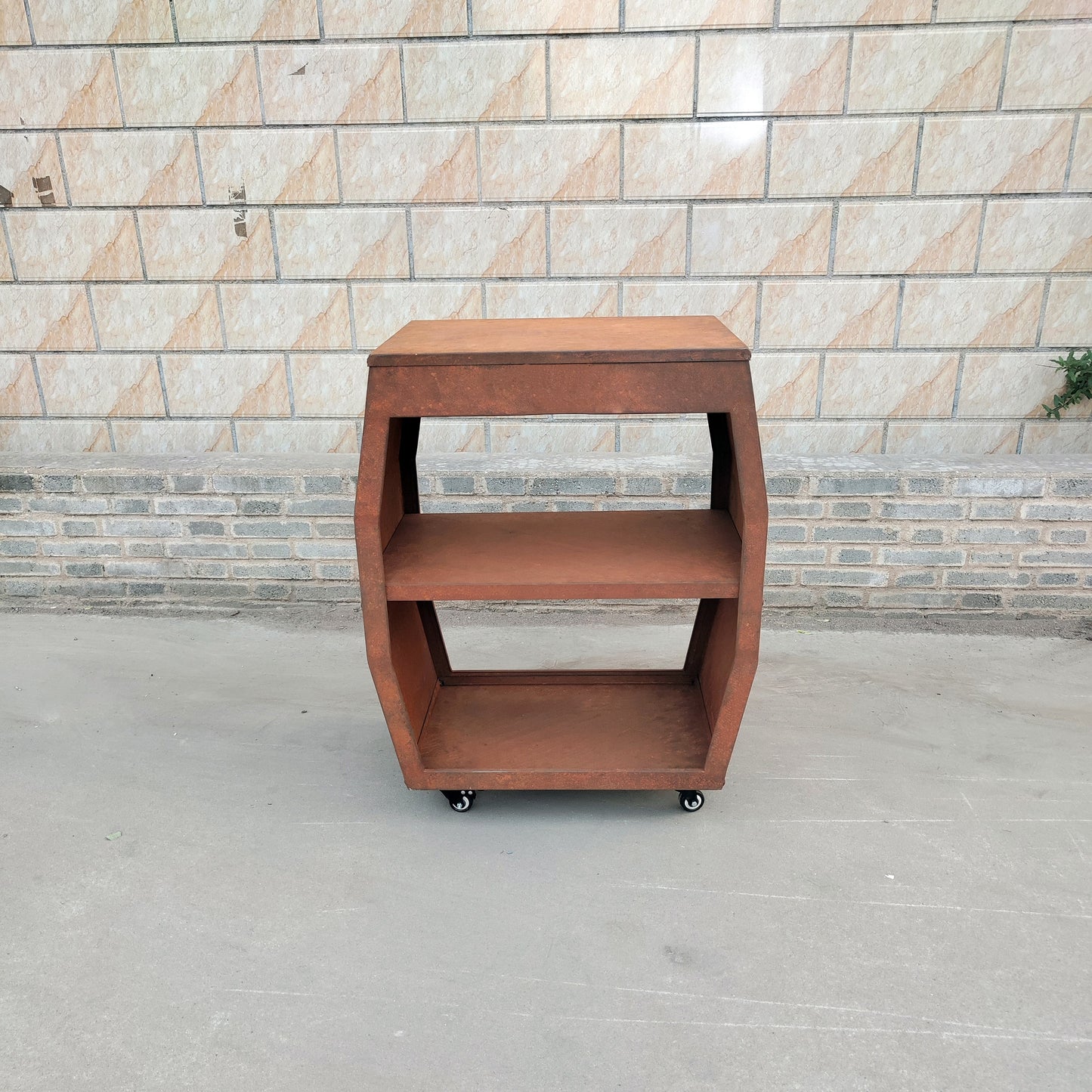 BBQ Plancha Tafel - Tabla Cortar Cortenstaal - Zonder Snijplank