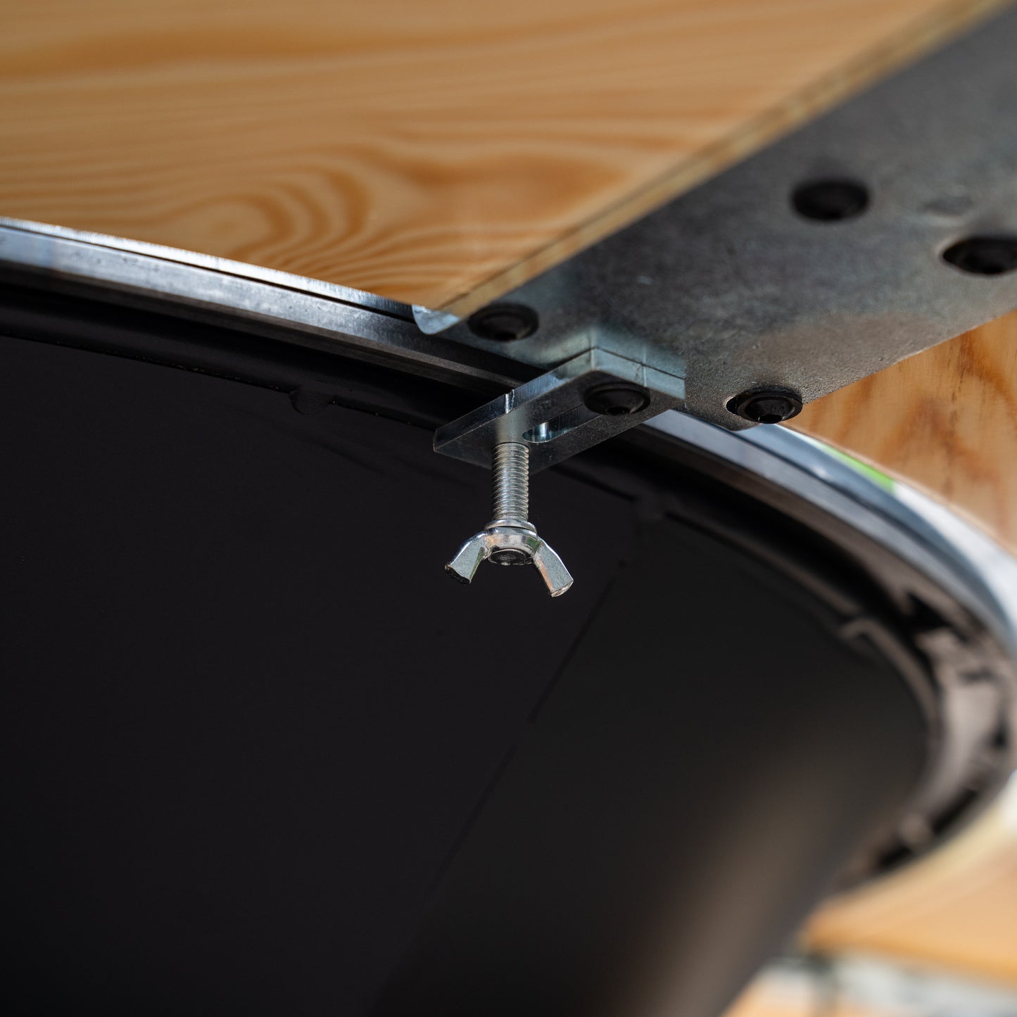 BBQ Plancha Grill Big Jack Black 3.0 - Met Houten Omranding Mesa