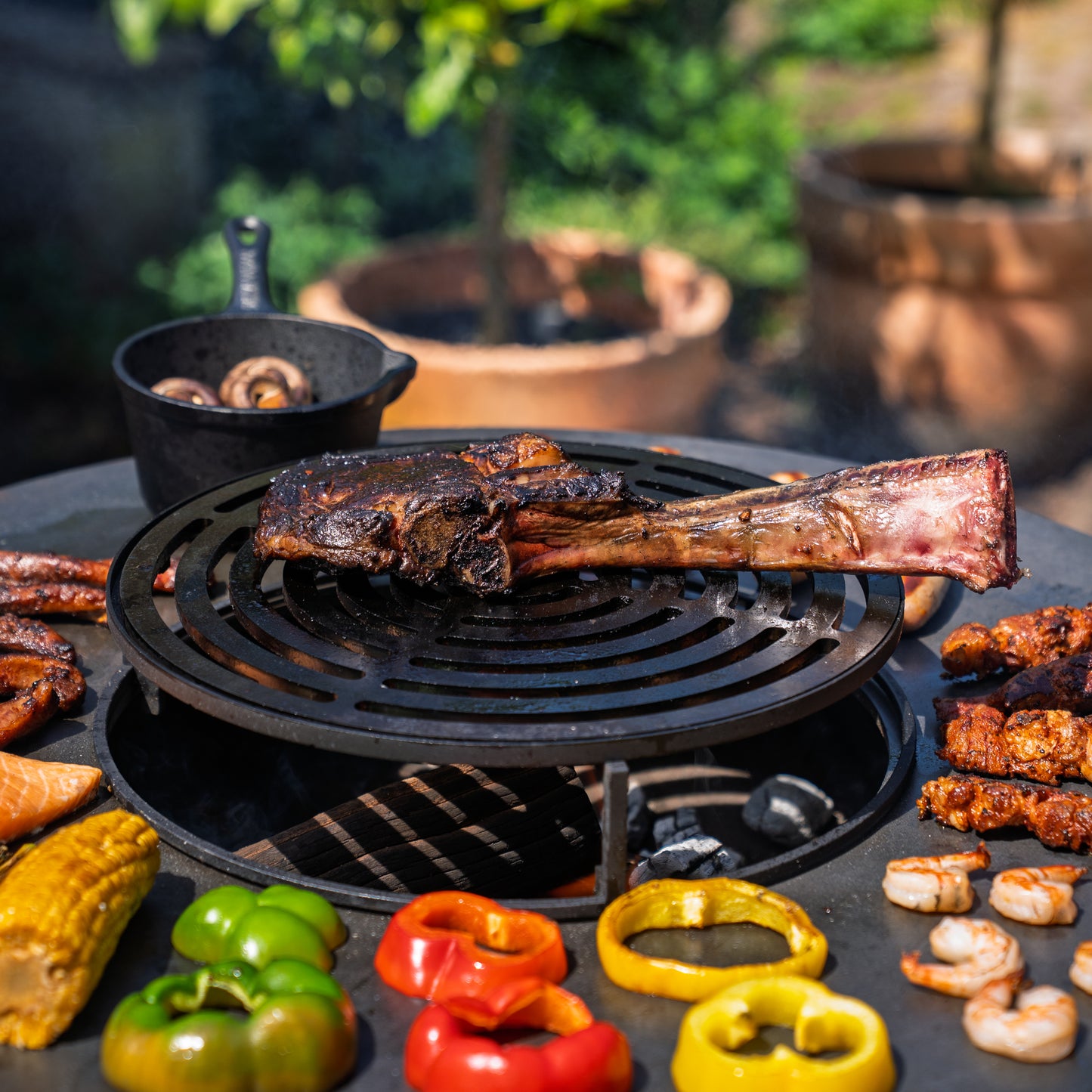 Plancha Grillrooster 36,5Ø - BBQ Accessoire