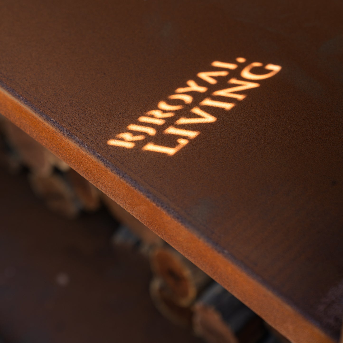 BBQ Plancha Tafel - Tabla Cortar Cortenstaal - Zonder Snijplank