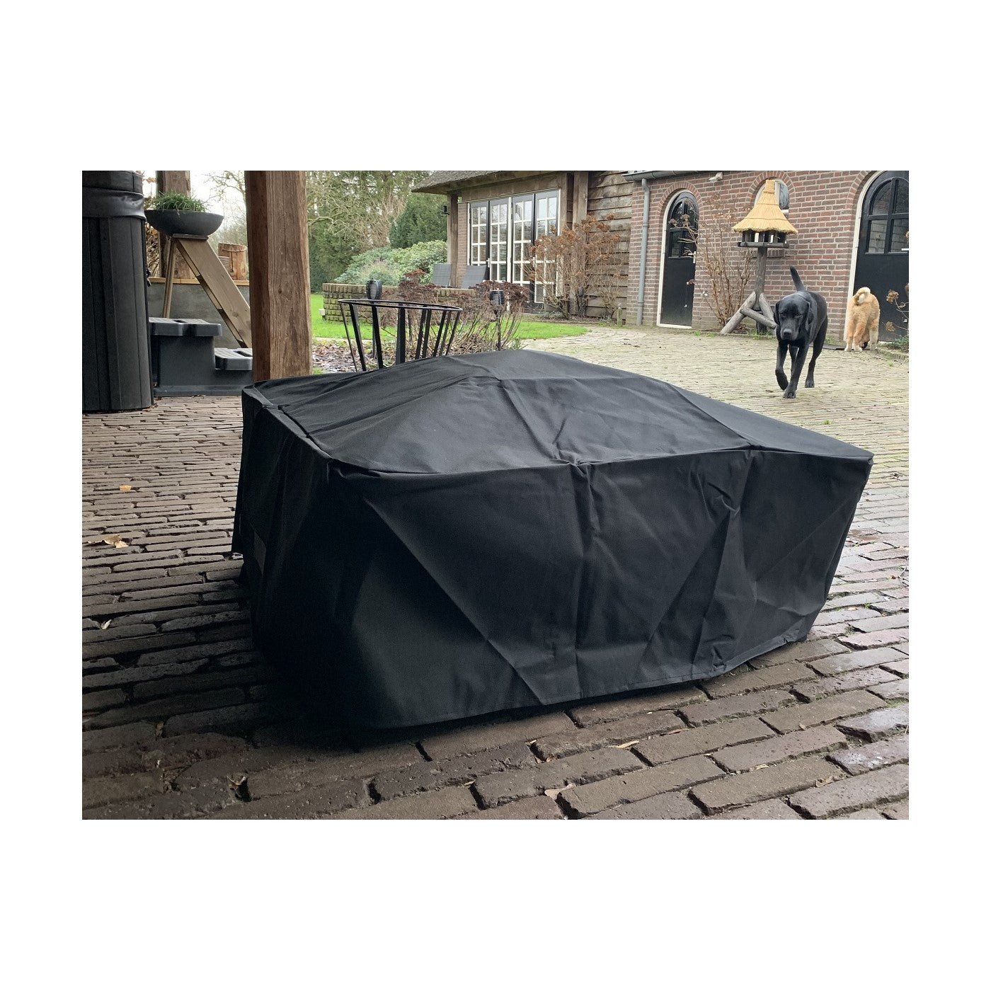 Vuurschaal en BBQ Terrashaard 80cm XXL de Luxe - met hoes