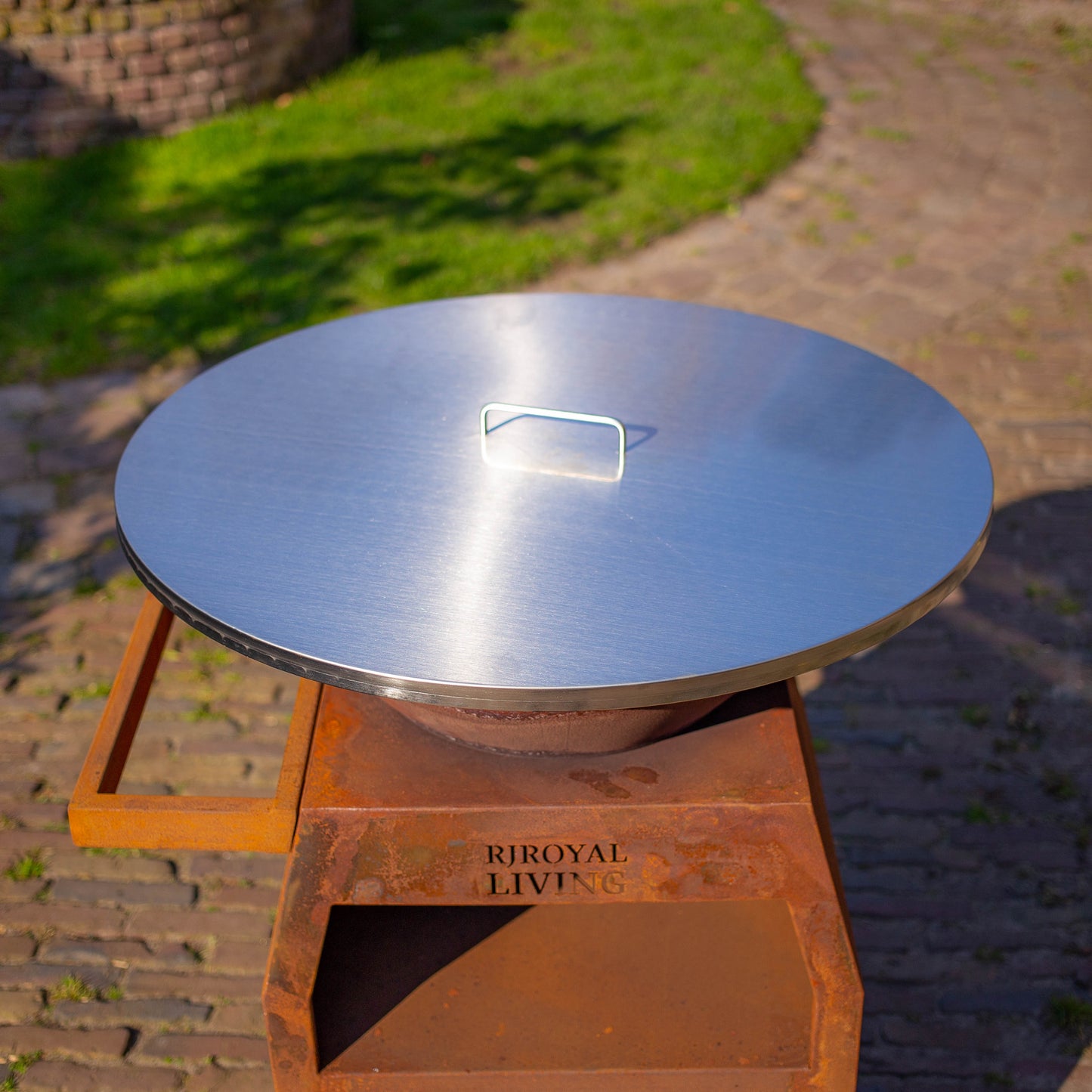RVS 304 BBQ Plancha 70cm afdek plaat
