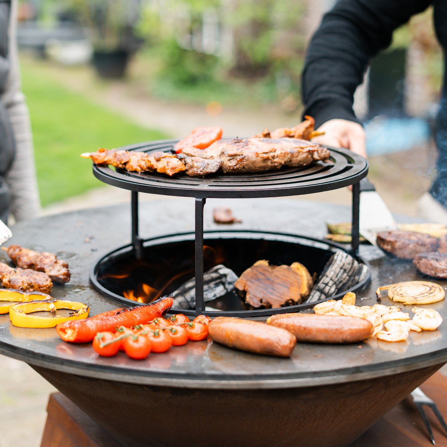 BBQ Plancha Verhoogde Wokring