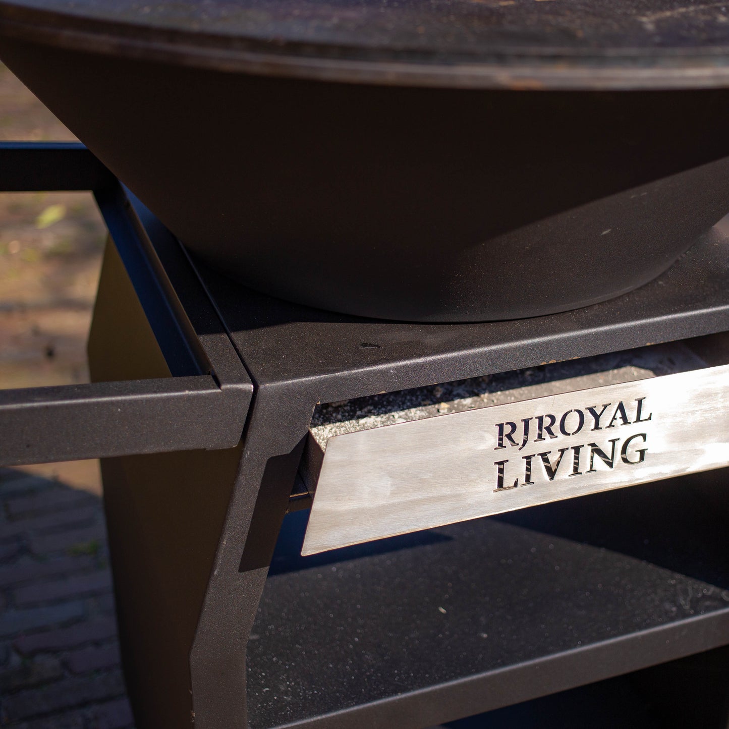 BBQ Plancha Grill Maestro Smokeless XXL Ø80cm Blackline - Rookloze Plancha